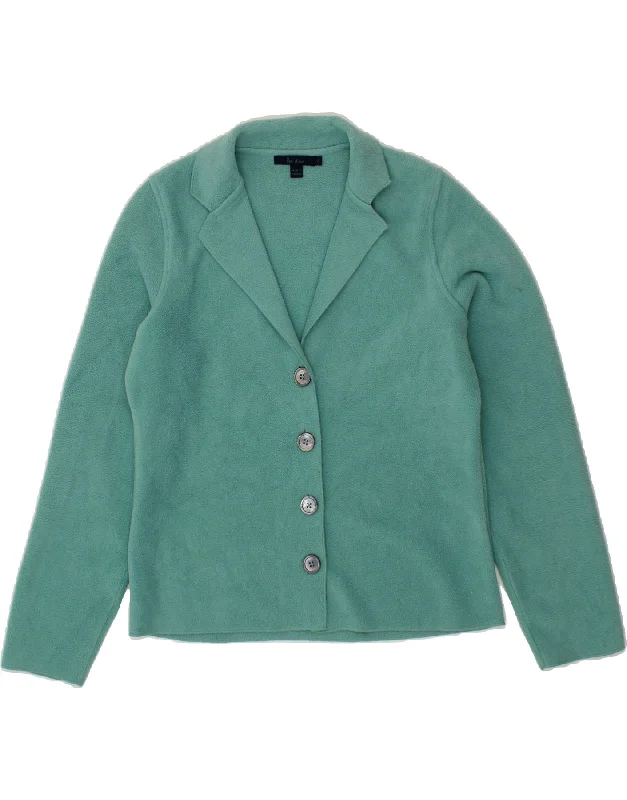 Contemporary Women's Clothing BODEN Womens 4 Button Fleece Blazer Jacket UK 12 Medium  Turquoise