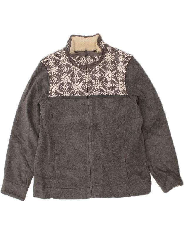 Online Boutique Clothing L.L.BEAN Womens Fleece Jacket UK 16 Large Grey Fair Isle Polyester Online Boutique Clothing L.L.BEAN Womens Fleece Jacket UK 16 Large Grey Fair Isle Polyester