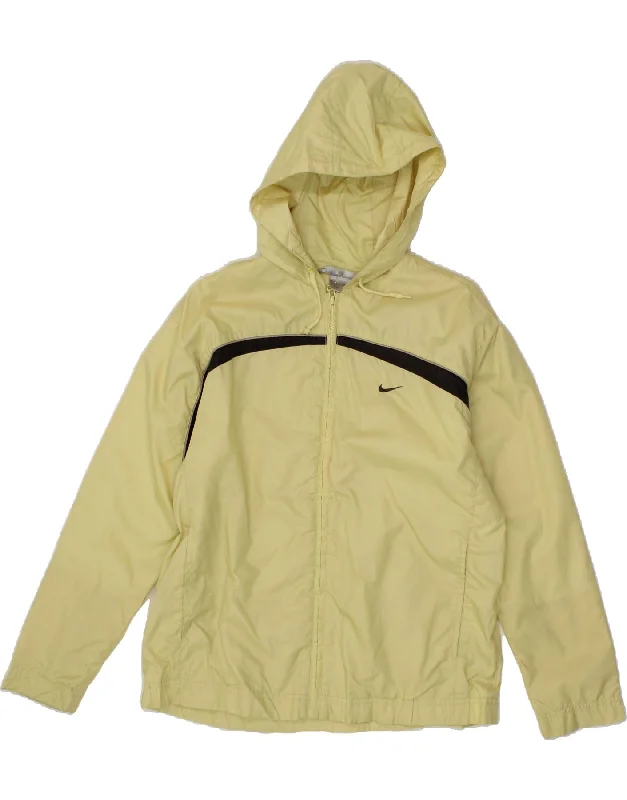 Affordable Women's Outfit NIKE Womens Hooded Rain Jacket US 4/6 Small Yellow Polyester Affordable Women's Outfit NIKE Womens Hooded Rain Jacket US 4/6 Small Yellow Polyester