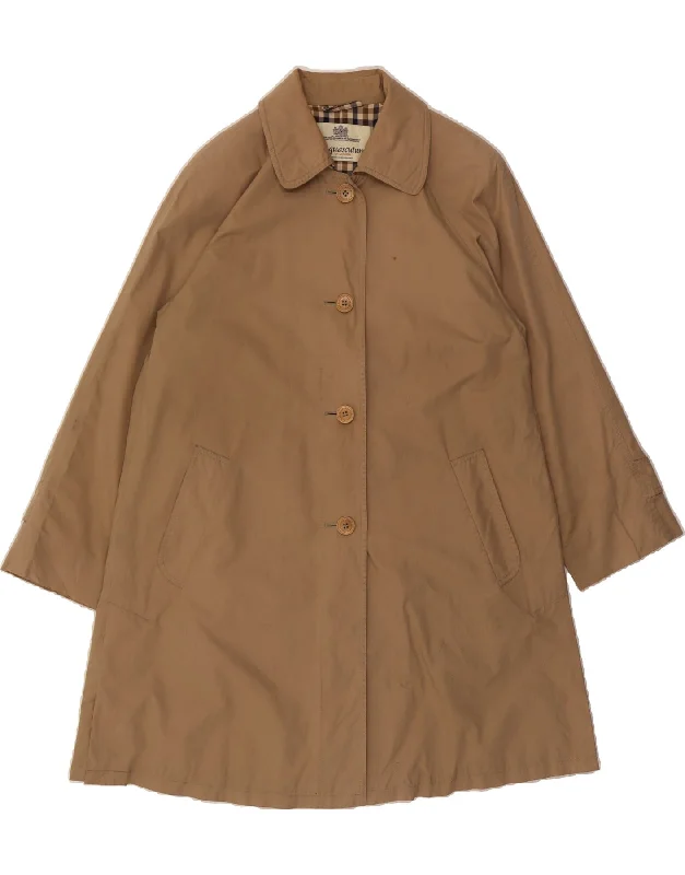 Charming Everyday Clothing For Women AQUASCUTUM Womens Trench Coat UK 14 Medium Brown Charming Everyday Clothing For Women AQUASCUTUM Womens Trench Coat UK 14 Medium Brown