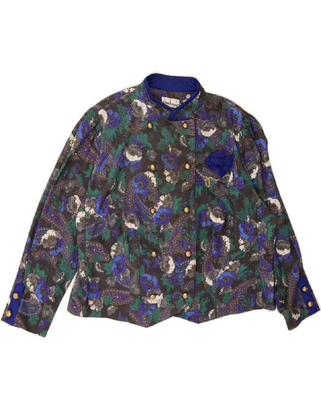Women's Office Outfit SCHNEBERGER Womens 3/4 Sleeve Blazer Jacket UK 24 4XL Multicoloured Women's Office Outfit SCHNEBERGER Womens 3/4 Sleeve Blazer Jacket UK 24 4XL Multicoloured