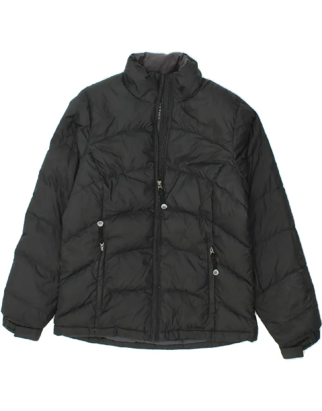 Online Clothing Stores L.L.BEAN Womens Padded Jacket UK 14 Medium Black Nylon