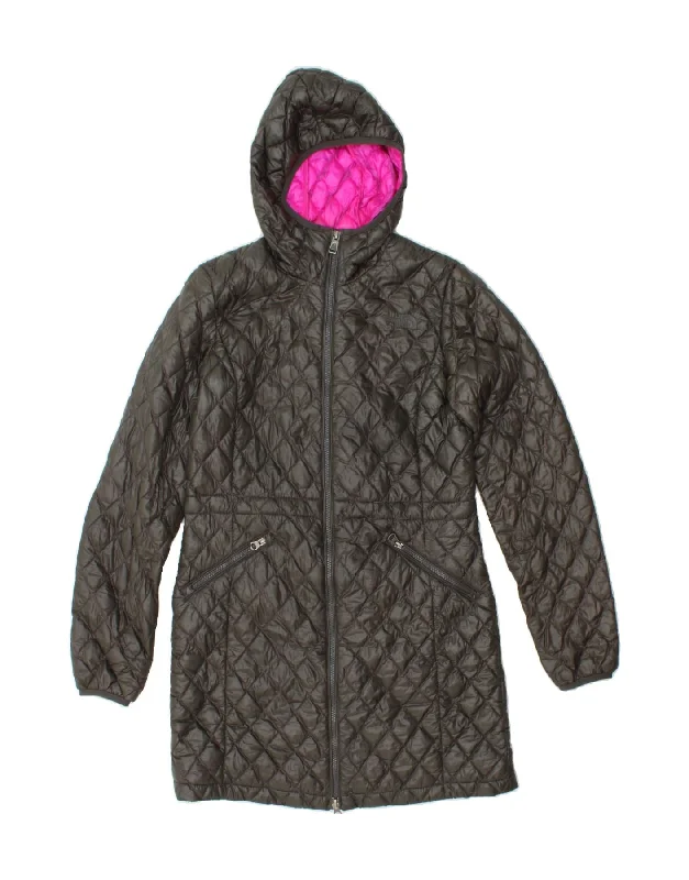 Versatile Women's Clothing for All Occasions THE NORTH FACE Womens Hooded Padded Coat UK 10 Small Black Polyester