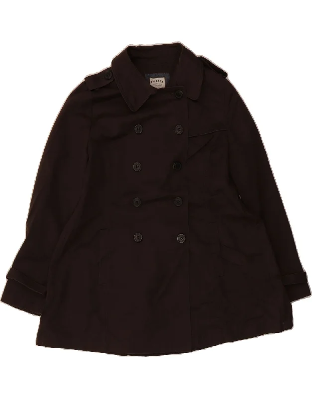Women's Casual Clothing For Lounging FAT FACE Womens Pea Coat UK 10 Small Brown Cotton