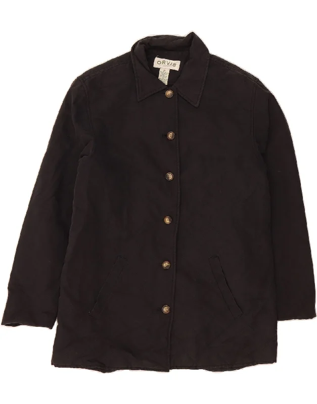 Women's Transitional Outfit ORVIS Womens Quilted Jacket UK 14 Medium Black Polyester