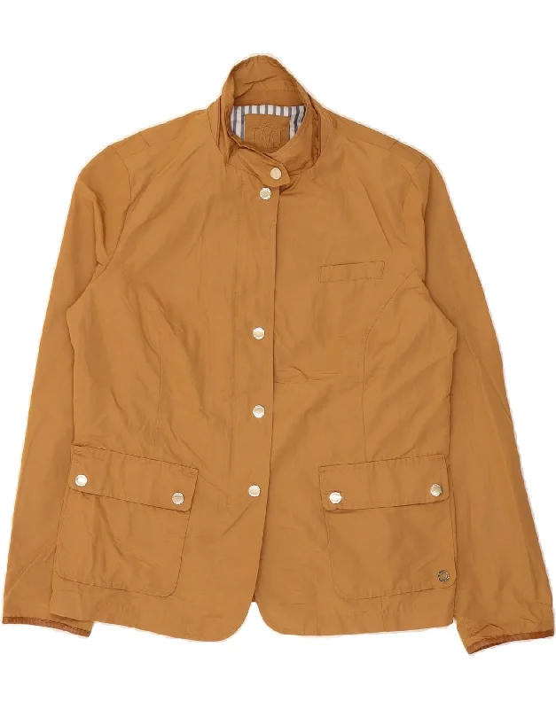 Trendy Women's Fashion MASSIMO DUTTI Womens Utility Jacket UK 18 XL Brown Cotton