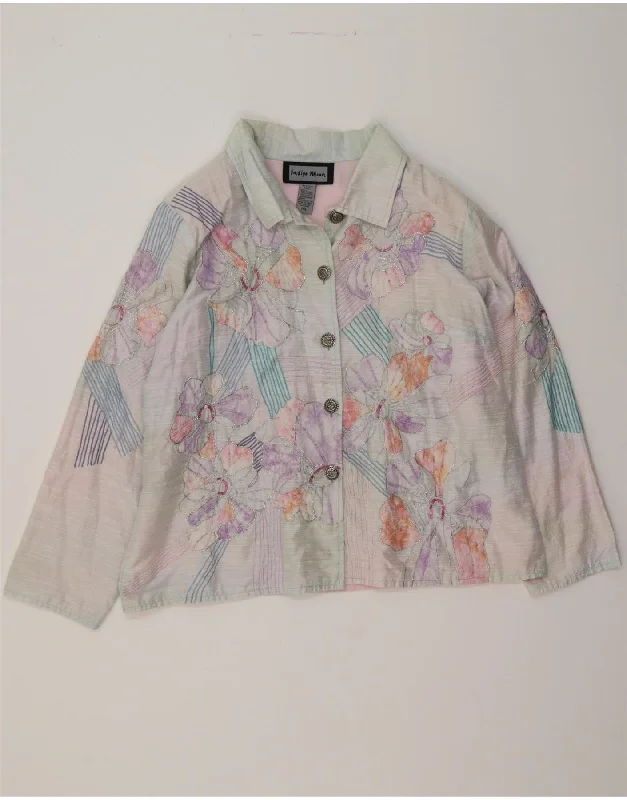 Cheap Women's Clothing Online INDIGO MOON Womens 5 Button Blazer Jacket UK 18 XL Multicoloured Floral Cheap Women's Clothing Online INDIGO MOON Womens 5 Button Blazer Jacket UK 18 XL Multicoloured Floral