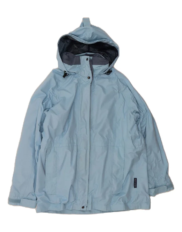 Women's Comfortable Lounge Outfit TARGET DRY Womens Hooded Rain Jacket UK 14 Large  Blue Polyester