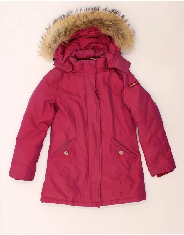 Affordable Women's Apparel WOOLRICH Womens Hooded Padded Coat UK 12 Medium Pink Cotton Affordable Women's Apparel WOOLRICH Womens Hooded Padded Coat UK 12 Medium Pink Cotton