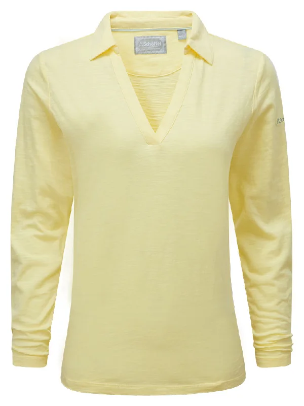 Women's Street Style Casual Wear Pentle Bay Top - Pale Lemon