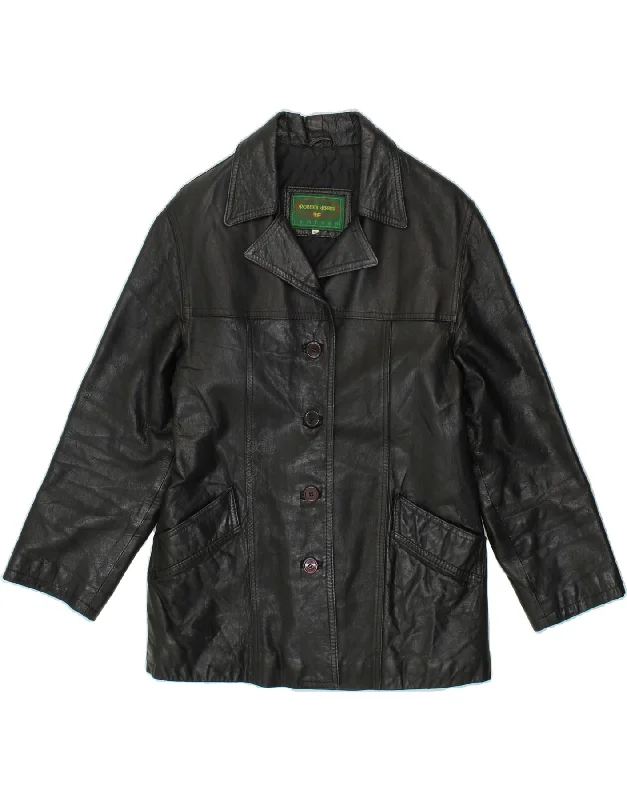 Women's Party Outfit ROBERTA FERRINI Womens Leather Jacket IT 42 Medium Black Leather Women's Party Outfit ROBERTA FERRINI Womens Leather Jacket IT 42 Medium Black Leather