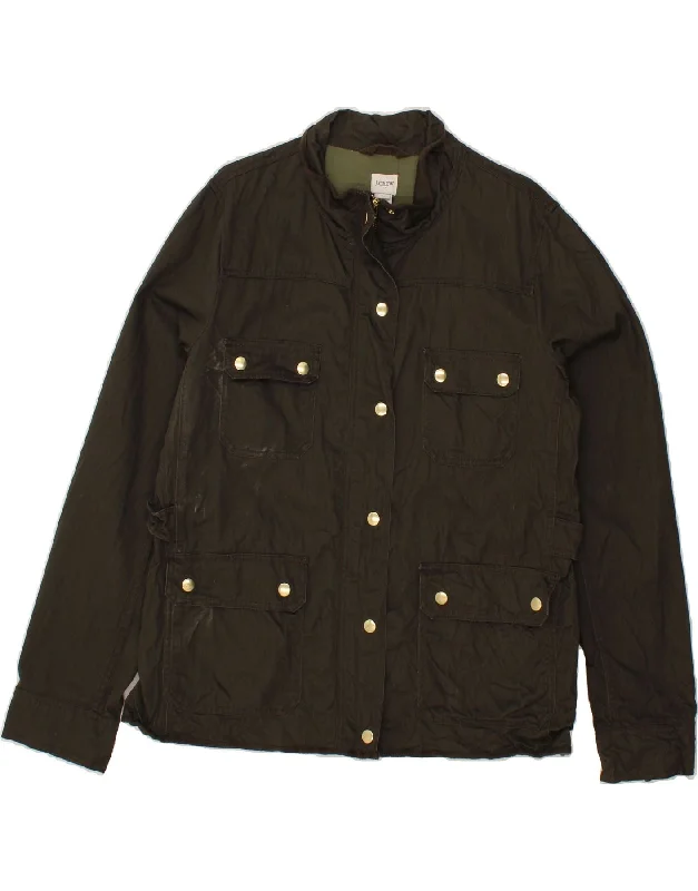 High-Fashion Women's Clothing J. CREW Womens Utility Jacket UK 18 XL Green Cotton