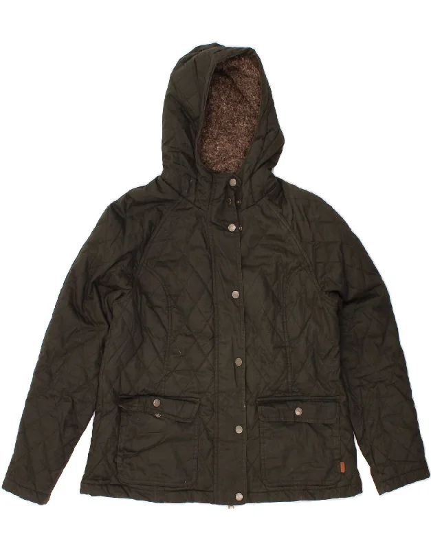 Women's Casual Clothing For Lounging FAT FACE Womens Hooded Quilted Jacket UK 16 Large Green Cotton Women's Casual Clothing For Lounging FAT FACE Womens Hooded Quilted Jacket UK 16 Large Green Cotton