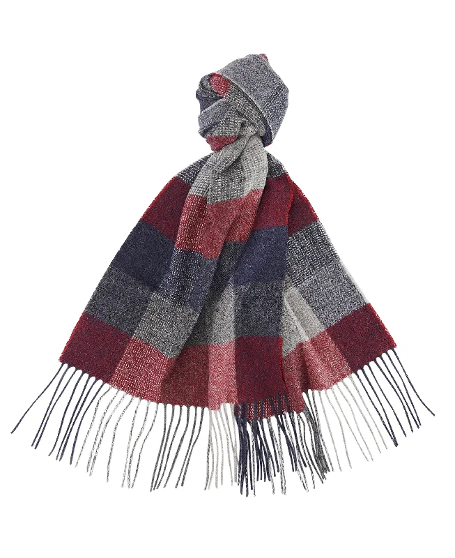 Workwear Fashion for Women Bank Wool Scarf - Blue Granite