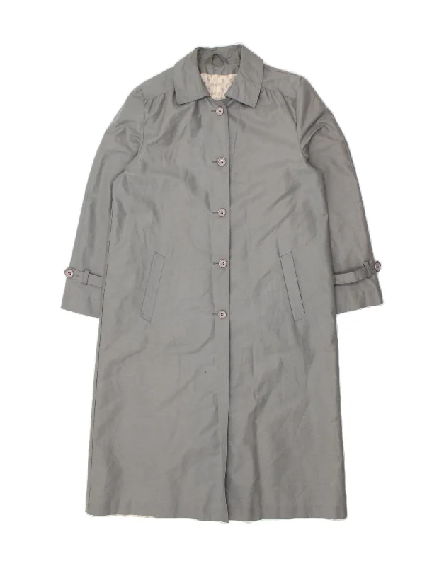 End of Season Sale VINTAGE Womens Trench Coat UK 16 Large Grey