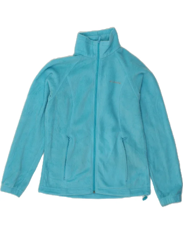 Women's Clothing Apparel COLUMBIA Womens Fleece Jacket UK 14 Medium Blue Polyester