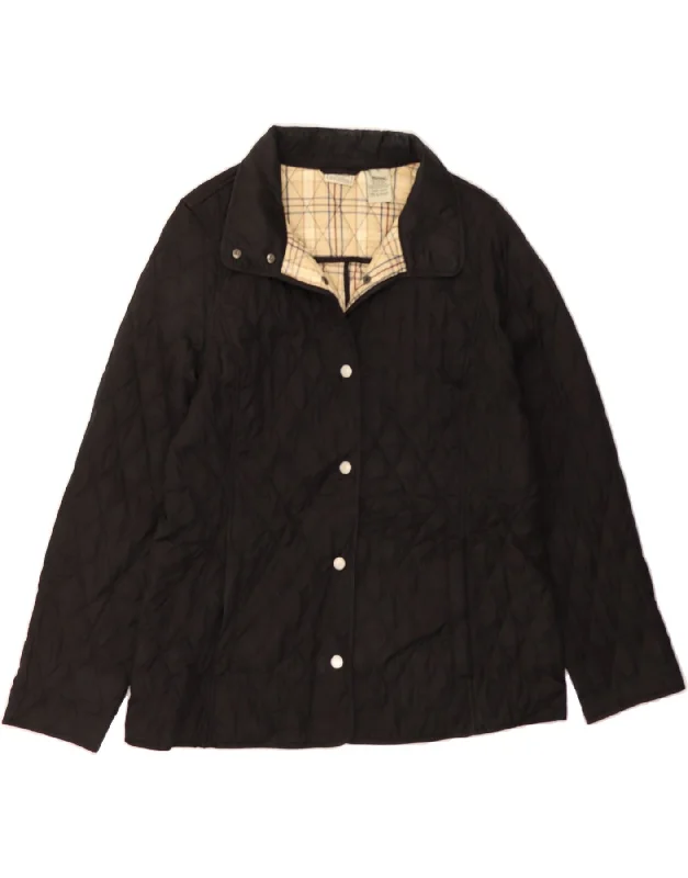 Women's Elegant Evening Outfit L.L.BEAN Womens Quilted Jacket UK 14 Medium Black Polyester Women's Elegant Evening Outfit L.L.BEAN Womens Quilted Jacket UK 14 Medium Black Polyester