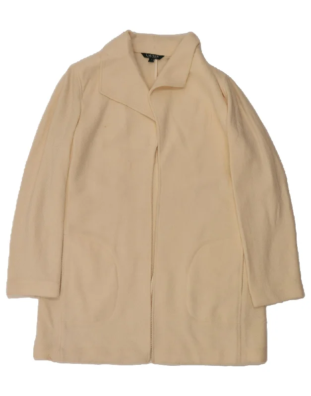 Best Online Women's Boutiques RALPH LAUREN Womens Open Overcoat UK 14 Medium Off White Chevron Wool Best Online Women's Boutiques RALPH LAUREN Womens Open Overcoat UK 14 Medium Off White Chevron Wool