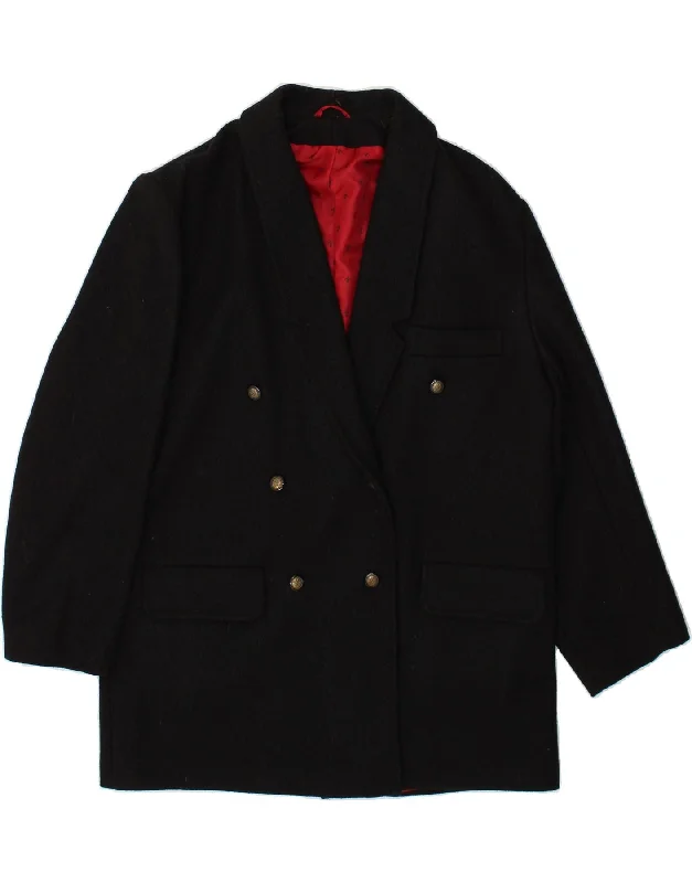 Comfortable Women's Outfits DOROTHY PERKINS Womens Double Breasted Coat UK 14 Medium Black Wool Comfortable Women's Outfits DOROTHY PERKINS Womens Double Breasted Coat UK 14 Medium Black Wool