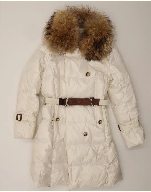 Modern Women's Apparel MARLBORO CLASSICS Womens Padded Coat EU 44 XL White