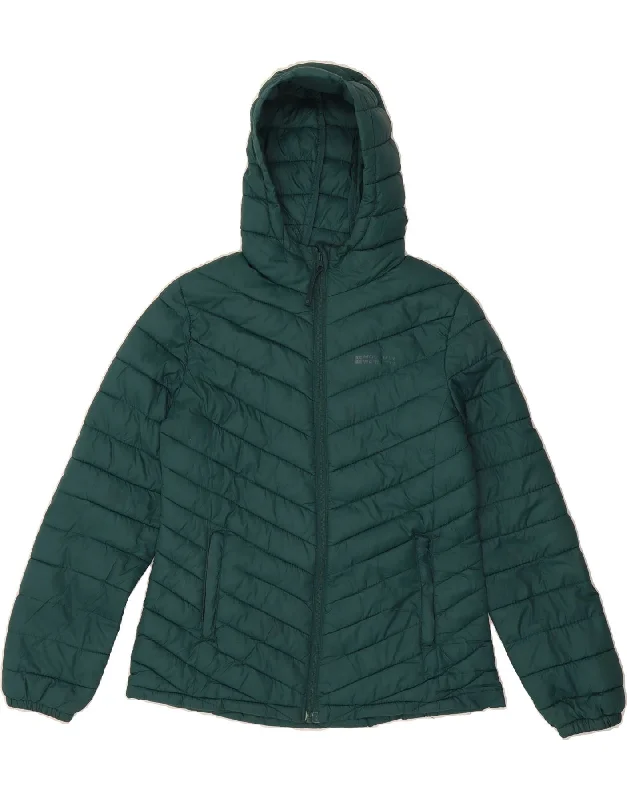 Women's Evening Attire MOUNTAIN WAREHOUSE Womens Hooded Padded Jacket UK 10 Small Green Nylon Women's Evening Attire MOUNTAIN WAREHOUSE Womens Hooded Padded Jacket UK 10 Small Green Nylon