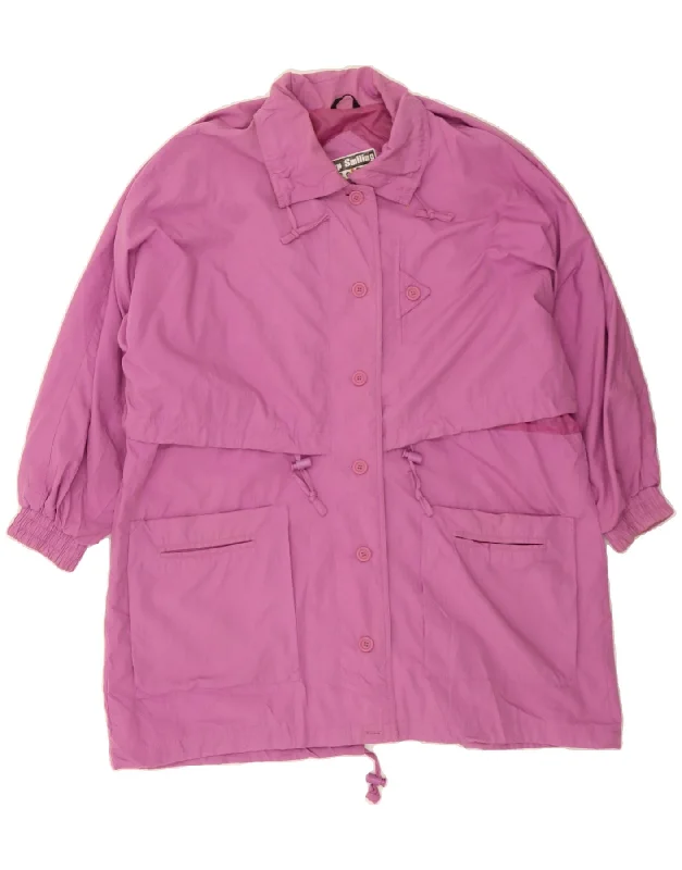 Women's Vintage-Inspired Clothing RW-STYLE Womens Oversized Overcoat IT 42 Medium Pink Women's Vintage-Inspired Clothing RW-STYLE Womens Oversized Overcoat IT 42 Medium Pink