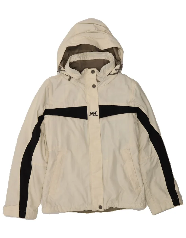 Elegant Women's Clothing HELLY HANSEN Womens Windbreaker Jacket UK 10 Small White Colourblock Elegant Women's Clothing HELLY HANSEN Womens Windbreaker Jacket UK 10 Small White Colourblock