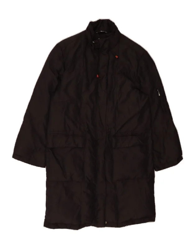 Women's Occasion Wear Clothes MARELLA Womens Oversized Padded Coat UK 8 Small Black Polyamide