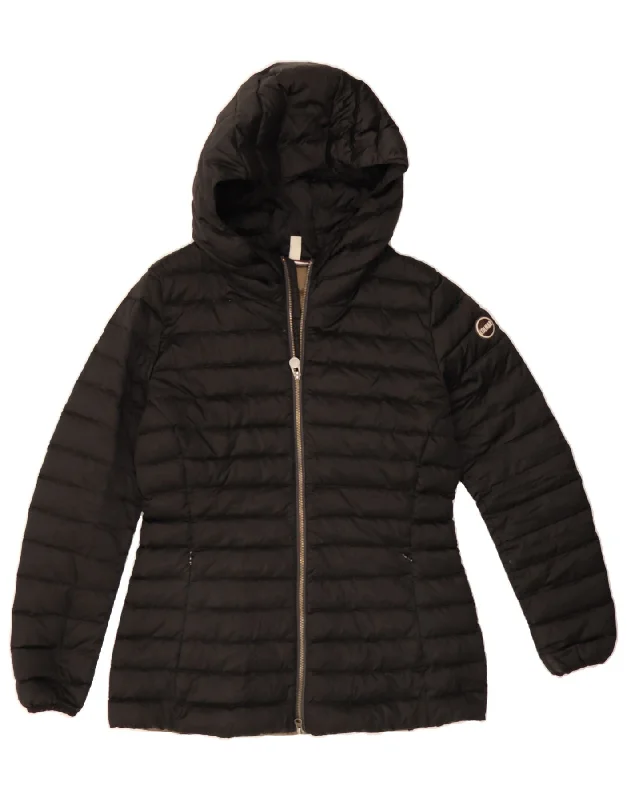 Women's Professional Outfit COLMAR Womens Hooded Padded Jacket IT 48 XL Black