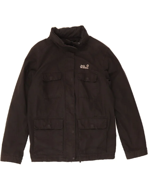 Women's Clothing For Casual Outings JACK WOLFSKIN Womens Utility Jacket UK 18 XL Black Polyester