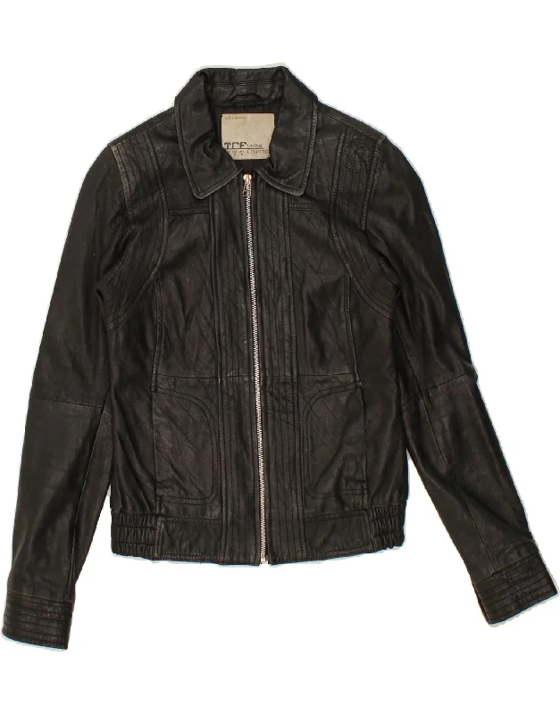 Flash Sale Or Flash Sales VINTAGE Womens Crop Leather Jacket UK 12 Medium Black Leather Flash Sale Or Flash Sales VINTAGE Womens Crop Leather Jacket UK 12 Medium Black Leather