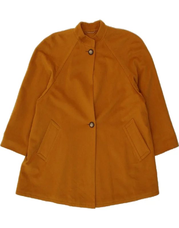 Women's Chic Outerwear Outfit KEMPER Womens Overcoat EU 40 Medium Brown Virgin Wool