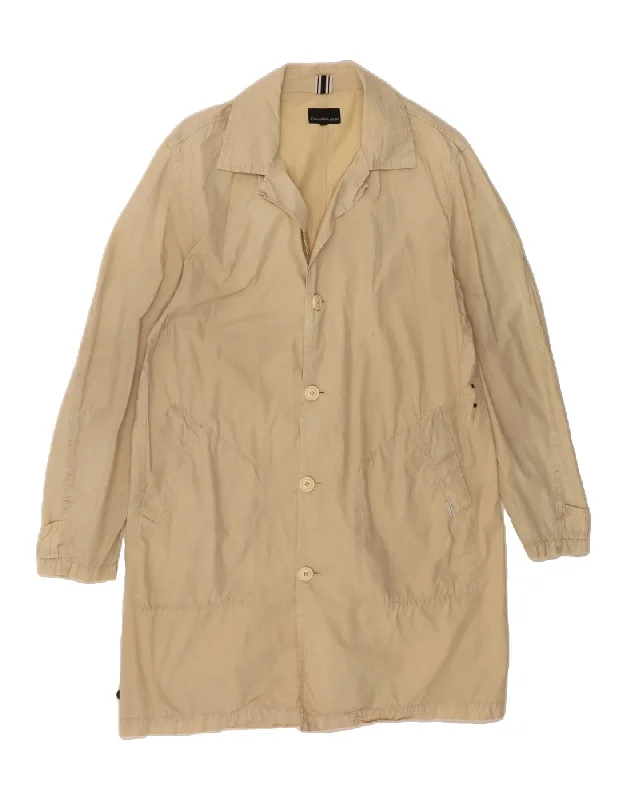 Best Boutiques Online CALVIN KLEIN JEANS Womens Overcoat UK 18 XL Beige