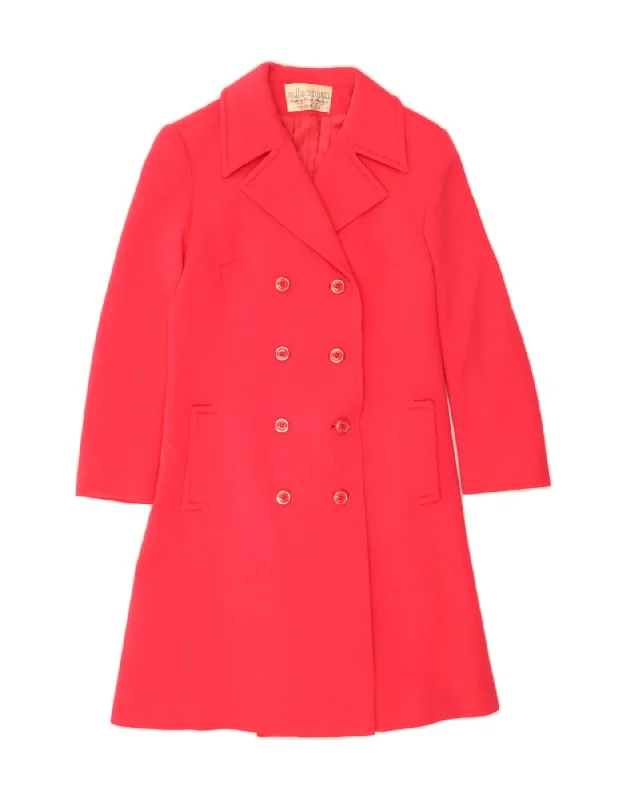 Stylish Women's Outerwear Apparel ALEXON Womens Double Breasted Coat UK 16 Large Pink Wool Stylish Women's Outerwear Apparel ALEXON Womens Double Breasted Coat UK 16 Large Pink Wool