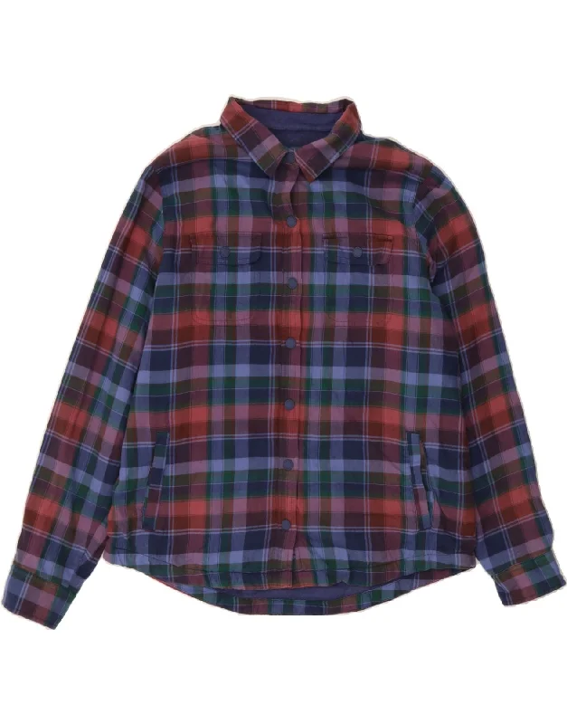 Plus Size Women Wear L.L.BEAN Womens Loose Fit Bomber Jacket UK 14 Medium Multicoloured Check Plus Size Women Wear L.L.BEAN Womens Loose Fit Bomber Jacket UK 14 Medium Multicoloured Check