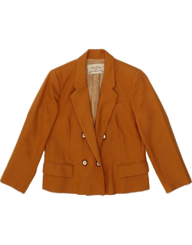 High-End Women's Apparel ZARA Womens Crop Double Breasted Blazer Jacket UK 10 Small Brown High-End Women's Apparel ZARA Womens Crop Double Breasted Blazer Jacket UK 10 Small Brown
