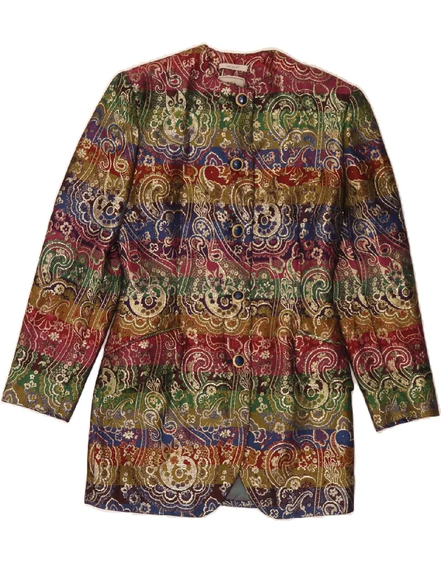 Women's Formal Wear SEVENTY Womens Longline Blazer Jacket UK 12 Medium Multicoloured Paisley Women's Formal Wear SEVENTY Womens Longline Blazer Jacket UK 12 Medium Multicoloured Paisley