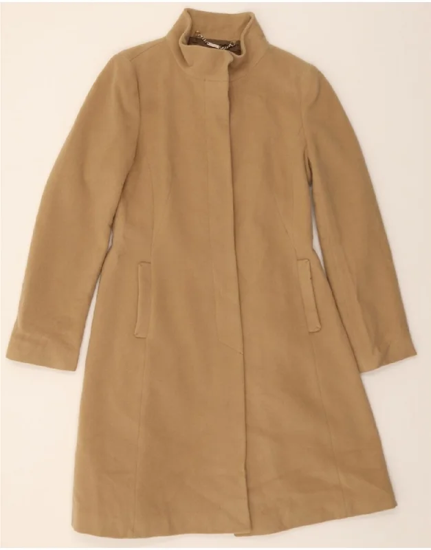 Women's Transitional Attire LAURA ASHLEY Womens Overcoat UK 10 Small Beige Wool