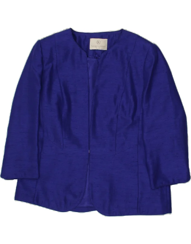 Women's Activewear for Exercise and Sports JACQUES VERT Womens 3/4 Sleeve Blazer Jacket UK 18 XL Blue Flecked Women's Activewear for Exercise and Sports JACQUES VERT Womens 3/4 Sleeve Blazer Jacket UK 18 XL Blue Flecked