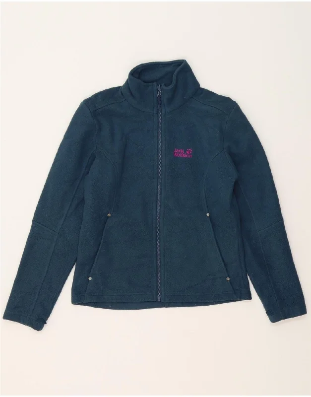 Modern Women's Wardrobe Essentials JACK WOLFSKIN Womens Fleece Jacket UK 10 Small Blue Polyester Modern Women's Wardrobe Essentials JACK WOLFSKIN Womens Fleece Jacket UK 10 Small Blue Polyester