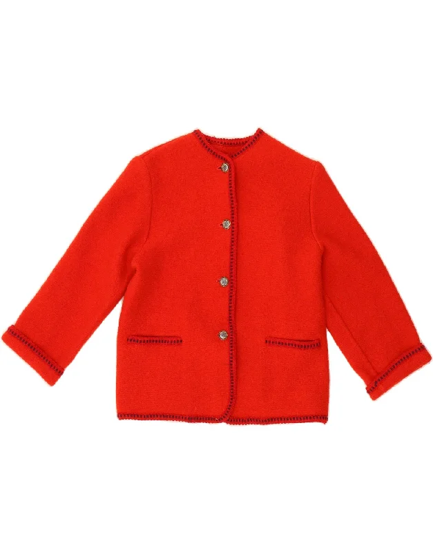 Modern Women's Wardrobe Essentials VINTAGE Womens 4 Button Blazer Jacket UK 10 Small Red Modern Women's Wardrobe Essentials VINTAGE Womens 4 Button Blazer Jacket UK 10 Small Red