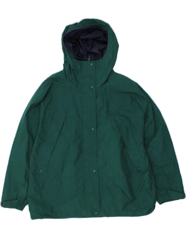 Vintage-Inspired Women's Clothes EDDIE BAUER Womens Hooded Windbreaker Jacket UK 16 Large Green Nylon Vintage-Inspired Women's Clothes EDDIE BAUER Womens Hooded Windbreaker Jacket UK 16 Large Green Nylon