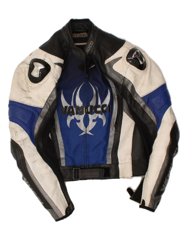Women's Clothes VANUCCI Womens Graphic Racer Jacket IT 56 4XL Multicoloured
