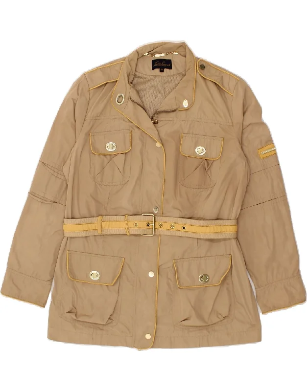 Formal Outfit For Women LUISA SPAGNOLI Womens Military Jacket IT 48 XL Beige Polyester