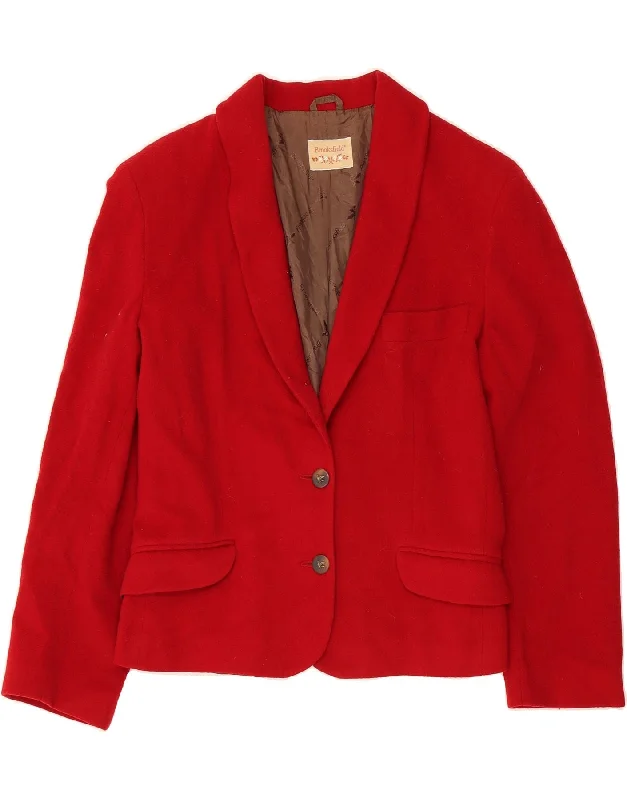 Best Online Women's Boutiques BROOKSFIELD Womens 2 Button Blazer Jacket IT 46 Large Red Wool Best Online Women's Boutiques BROOKSFIELD Womens 2 Button Blazer Jacket IT 46 Large Red Wool