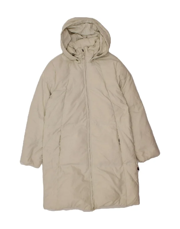Women's Plus-Size Outfit DIADORA Womens Hooded Padded Coat UK 6 XS Off White Polyamide Women's Plus-Size Outfit DIADORA Womens Hooded Padded Coat UK 6 XS Off White Polyamide