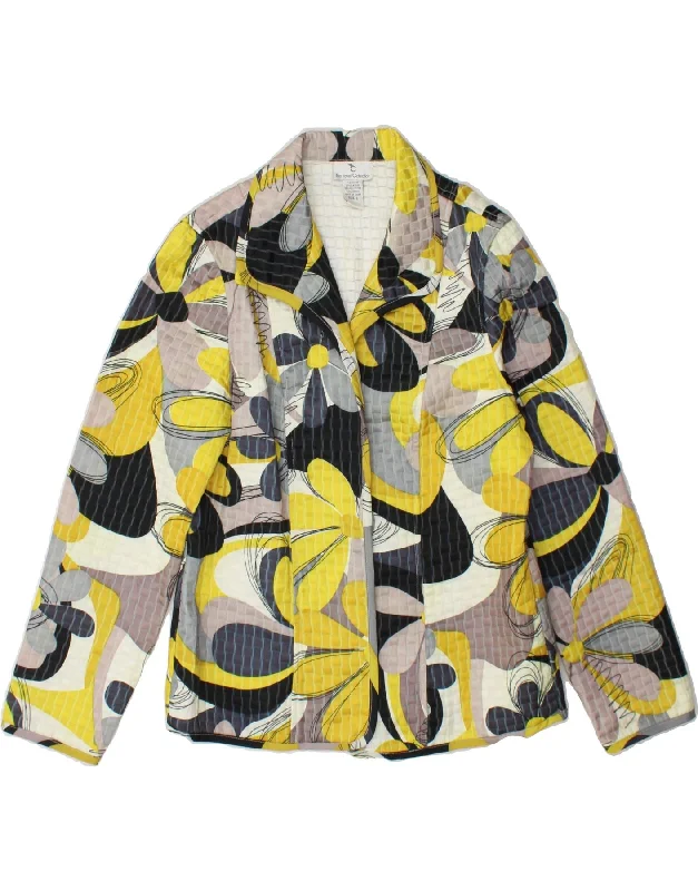 Casual Clothes For Women VINTAGE Womens Open Blazer Jacket UK 16 Large Multicoloured Floral Casual Clothes For Women VINTAGE Womens Open Blazer Jacket UK 16 Large Multicoloured Floral