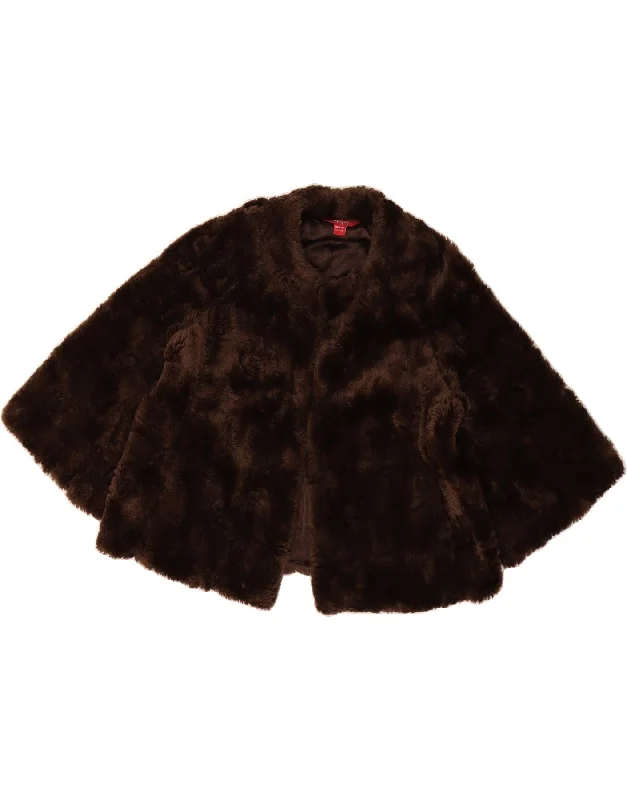 Women's Tailored Outfit MONSOON Womens Crop Faux Fur Jacket UK 12 Medium Brown Acrylic Women's Tailored Outfit MONSOON Womens Crop Faux Fur Jacket UK 12 Medium Brown Acrylic