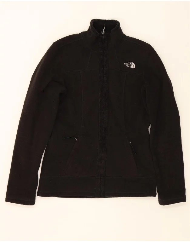 Clothing Sales THE NORTH FACE Womens Fleece Jacket UK 6 XS Black Polyester