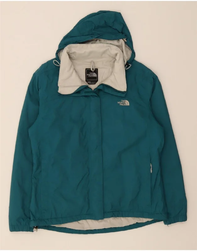 Women's Holiday Outfit THE NORTH FACE Womens Hooded Windbreaker Jacket UK 14 Medium Turquoise Women's Holiday Outfit THE NORTH FACE Womens Hooded Windbreaker Jacket UK 14 Medium Turquoise
